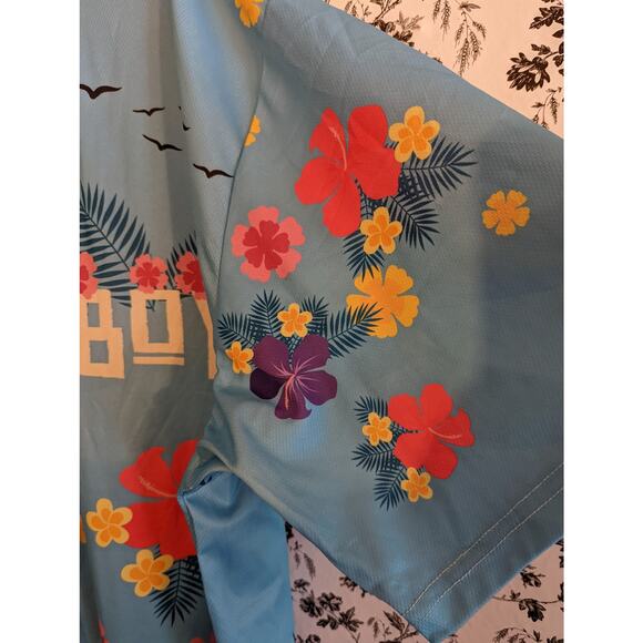 NWT Sugar Land Space Cowboys MILB Promo '22 Hawaiian Jersey Button Down Shirt XL - Picture 5 of 8